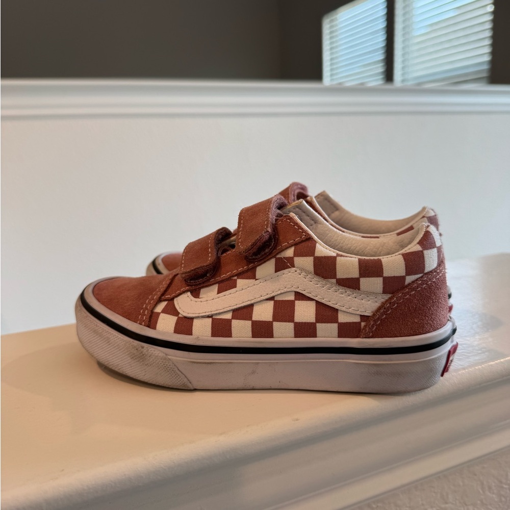 Vans Kids Sneakers - Red Checkerboard